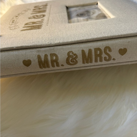 Mr. & Mrs. Photo Album by - Gold and Cream - Picture 4 of 5